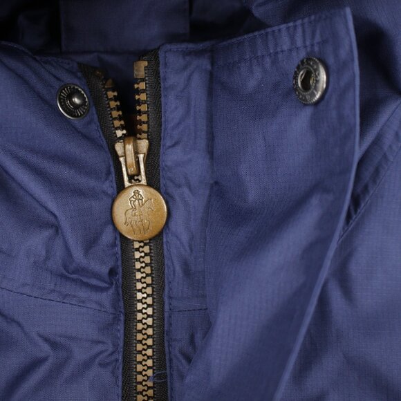 Outback Trading Company Jacket Men's Large Packable Parka Hooded Zip Pocket blue - Picture 10 of 15